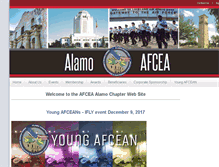 Tablet Screenshot of alamoafcea.org